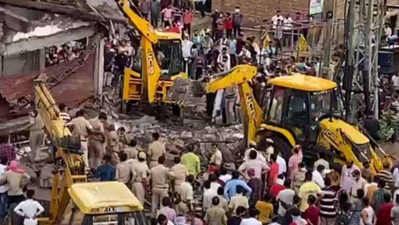 बीकानेर में निर्माणाधीन इमारत गिरी, तीन की मौत, पांच घायल