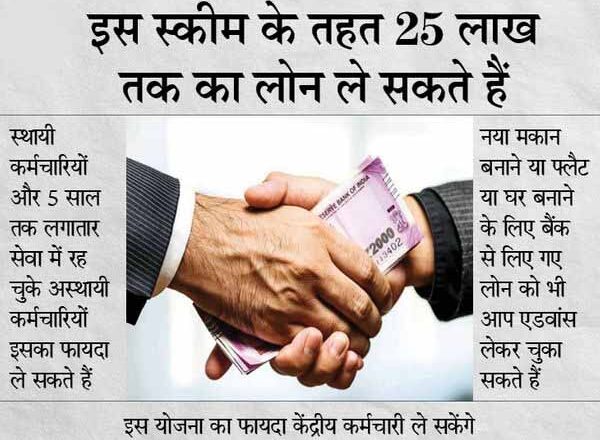 सरकार ने दी राहत:अब मार्च 2022 तक ले सकेंगे हाउस बिल्डिंग एडवांस स्कीम का लाभ, 7.9% ब्याज पर मिलेगा कर्ज