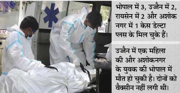 MP में डेल्टा+ का 8वां मामला:भोपाल में 25 साल के युवक में कोरोना का यह वैरिएंट मिला; केंद्र ने 4 दिन पहले अलर्ट किया था लेकिन ट्रेस, ट्रेक पर फोकस नहीं