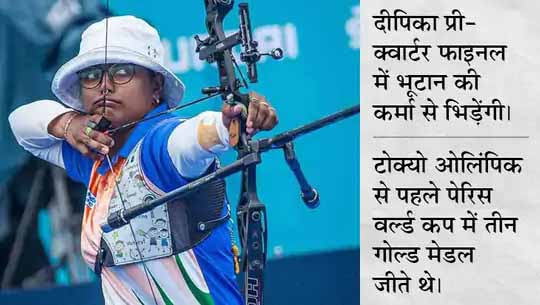 टोक्यो ओलिंपिक 2021:पति अतनु दास नहीं प्रवीण जाधव के साथ बनेगी दीपिका की जोड़ी, तीरंदाजी के रैंकिंग राउंड के प्रदर्शन के बाद फैसला