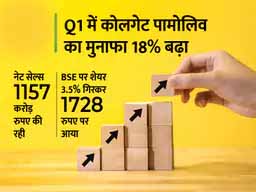 Q1 रिजल्ट अपडेट:कोलगेट पामोलिव को जून तिमाही में 233 करोड़ रुपए का प्रॉफिट, बिक्री भी 12% बढ़ी
