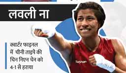 लवलिना ने 3 साल पुराना हिसाब चुकता किया:तीनों राउंड में चेन पर भारी पड़ीं भारतीय मुक्केबाज, 2018 वर्ल्ड चैंपियनशिप में चेन से मिली थी हार