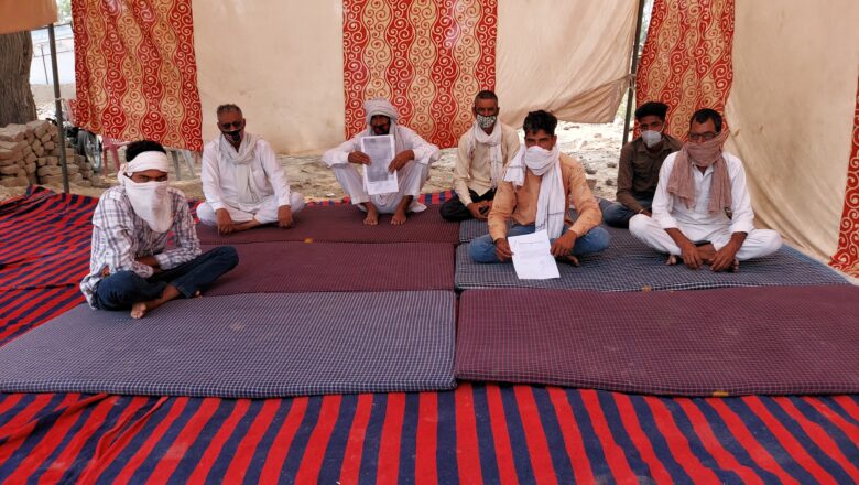 सरकारी खाले में बने नाके को द्वेषतावश बंद करने का आरोप