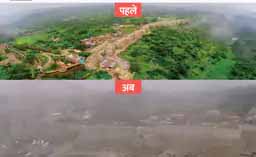 बादलों से ढकी देश की सबसे लंबी दीवार:आसमान की ऊंचाई छूते इस किले पर टकराते रहते हैं बादल, ड्रोन कैमरे से पहली बार देखें मानसून में बादल महल का व्यू