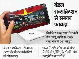 बंडल पैकेज से कम खर्च में ऑनलाइन मनोरंजन:हर OTT के लिए अलग से पैसा देने की जरूरत नहीं, मोबाइल सिम या ब्रॉडबैंड के साथ मिल रहे कई ऑप्शन