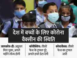 बच्चों के टीके की बारी:12 से 18 साल के बच्चों को अगले महीने से लगेगी कोरोना वैक्सीन, कैडिला की जायकोव-डी होगी लॉन्च