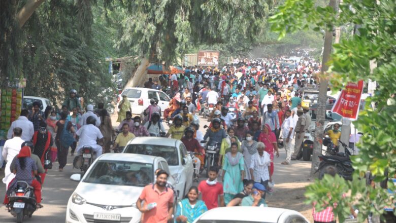 मार्गों पर ट्रैफिक का दबाव, नो एंट्री में नहीं दी छूट