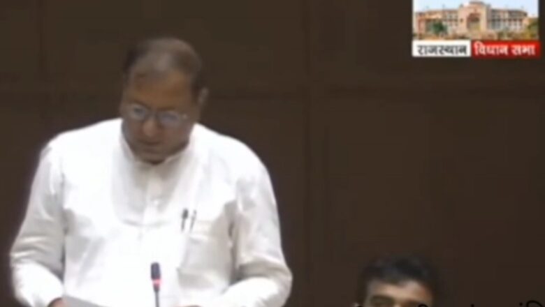 विधायक जगदीश जांगिड़ विधानसभा में बोले-पांच वर्षों से खेतों में पक्के खाले बनाने का काम ठप
