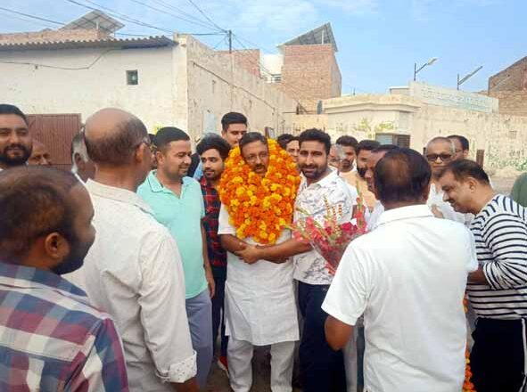 राष्ट्रीय कोषाध्यक्ष चुने जाने पर रतन गणेशगढ़िया का जोरदार स्वागत