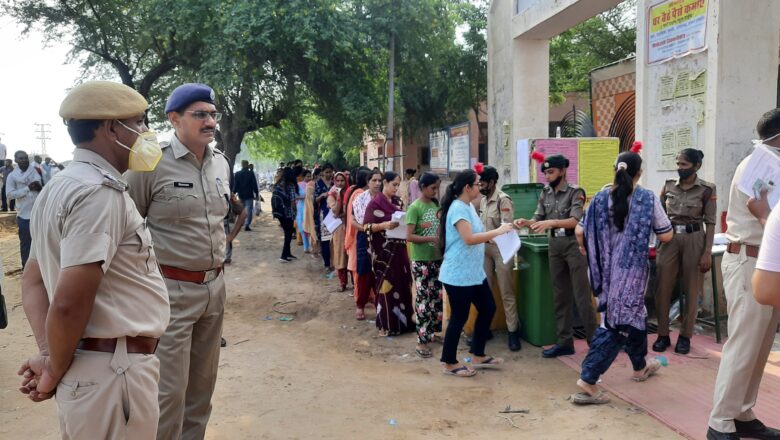 सूरतगढ़: अभ्यर्थियों के लिए रही समुचित व्यवस्था, पुलिस-प्रशासन का अमला रहा मुस्तैद