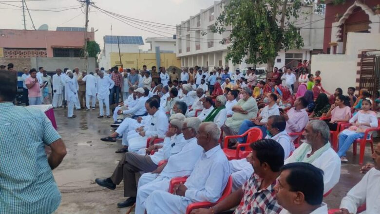 विधायक गौड़ ने 40 लाख से बनने वाली सड़क का किया शिलान्यास
