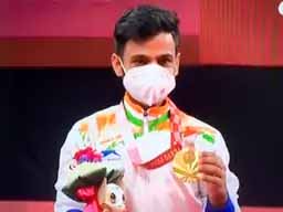 जयपुर के कृष्णा ने रचा इतिहास:टोक्यो पैरालिंपिक बैडमिंटन प्रतियोगिता में जीता गोल्ड मेडल, SH-6 कैटेगरी बैडमिंटन फाइनल में हांगकांग के चु मान केइ को हराया