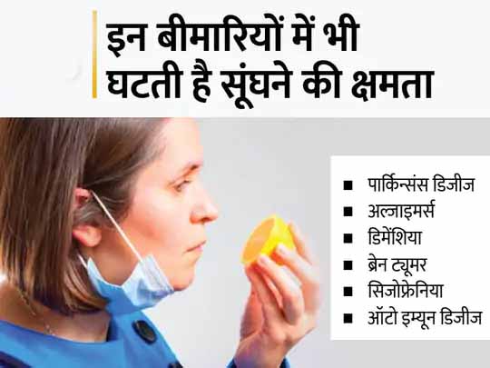 सूंघने की घटती क्षमता का कनेक्शन सिर्फ कोरोना से नहीं:अल्जाइमर्स और ऑटो इम्यून डिजीज में भी घट जाती है सूंघने की क्षमता, लम्बे समय तक ऐसा रहना ठीक नहीं