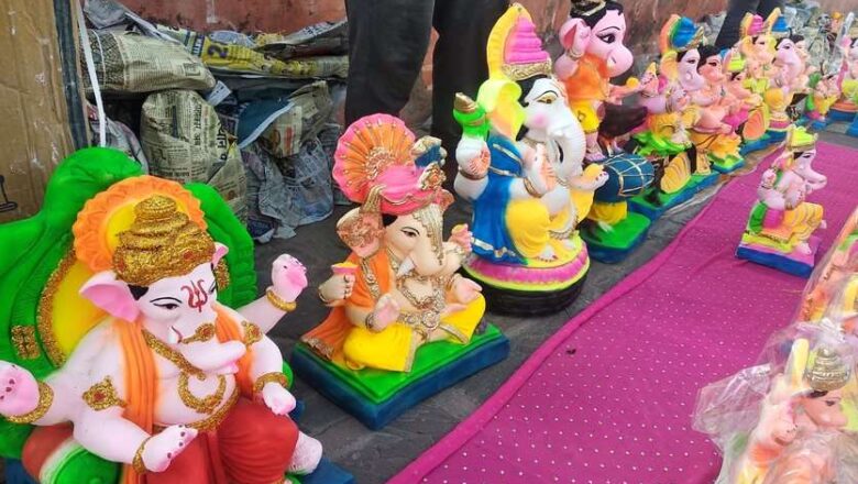 आकर्षित कर रहे लाल बाग के राजा, बच्चों में प्रिय है बाल गणेशा