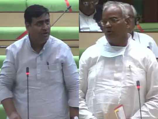विधानसभा में मंत्री को अपशब्द कहे, हंगामा:डोटासरा ने BJP को निंबाराम की पैरवी करने से टोका तो MLA ने अभद्रता की; स्पीकर के कहने पर माफी मांगी
