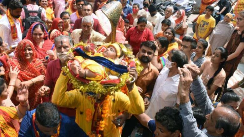 शहर में निकली झांकियां, माखन हांडी के हुए आयोजन
