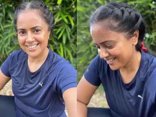 ‘हेयर व्हाइटनिंग’ पर एक्ट्रेस:समीरा रेड्डी ने सफेद बालों में शेयर की अपनी फोटोज, बोलीं-मेरे पिता को चिंता है कि लोग मुझे जज करेंगे