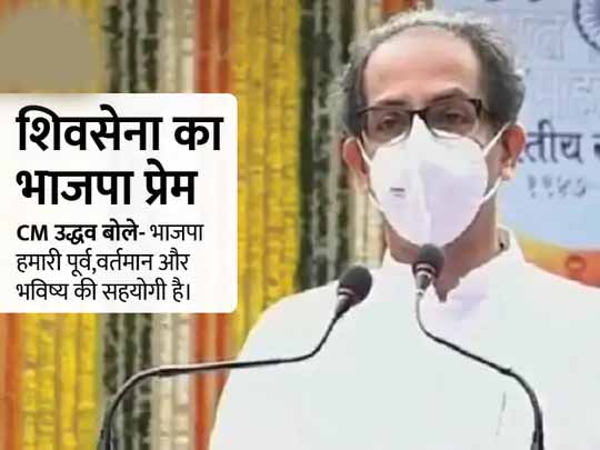 क्या फिर पास आ रही हैं भाजपा-शिवसेना?:औरंगाबाद में उद्धव ठाकरे ने भाजपा को बताया भावी सहयोगी, फडणवीस बोले- नामुमकिन कुछ भी नहीं