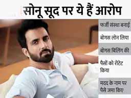 सोनू सूद ने 20 करोड़ रु. की टैक्स चोरी की:इनकम टैक्स डिपार्टमेंट का दावा- एक्टर को विदेशों से अवैध फंडिंग मिली, ED भी जांच शुरू कर सकती है