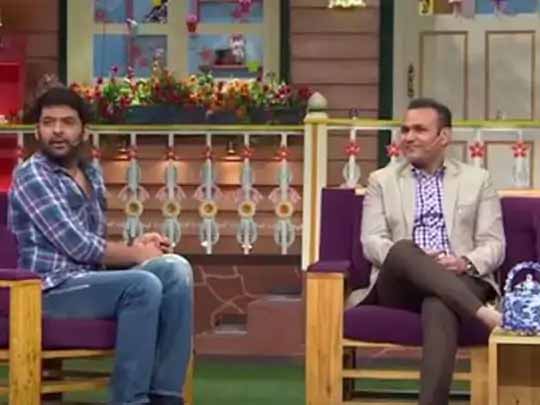 द कपिल शर्मा शो:लॉकडाउन में घर में काम करने को लेकर सवाल पूछने पर पूर्व क्रिकेटर वीरेंद्र सहवाग बोले,- ‘नजफगढ़ का नवाब हूं’