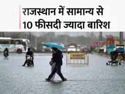 पश्चिमी राजस्थान में सूखे का संकट टला:इस बार साल 2020 से भी ज्यादा बारिश; बीकानेर, जैसलमेर, बाड़मेर में अच्छी बारिश, अक्टूबर के दूसरे सप्ताह तक एक्टिव रहेगा मानसून