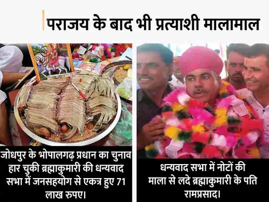 प्रधान का चुनाव हार गई थीं, लोगों ने पति को नोटों की मालाओं&nbsp;से लादा; गिनने बैठे तो हैरान रह गए