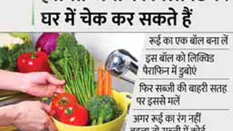 हरी सब्जियों को खाने से पहले ध्यान दें:ऐसे चेक करें सब्जियों में मिलावट, FSSAI ने बताया आसान तरीका