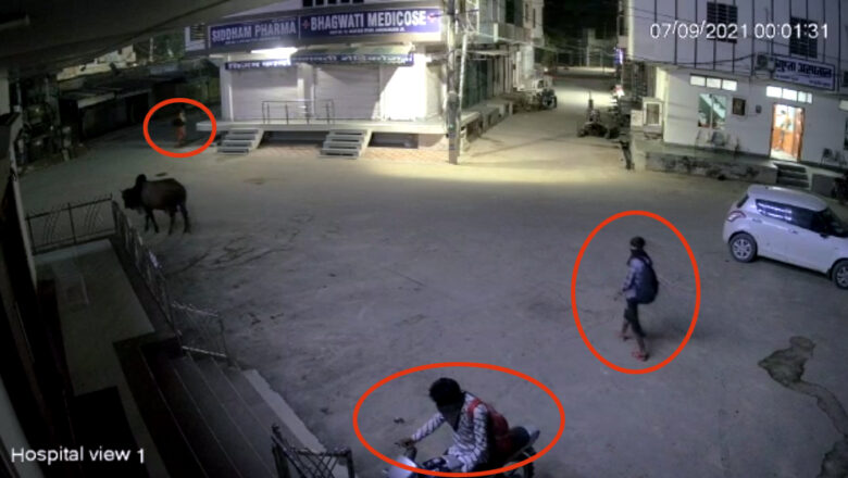 निजी हॉस्पिटल के बाहर से बाइक चोरी