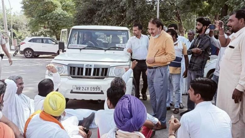 9 गांवों के किसानों ने मांगा उचित मुआवजा