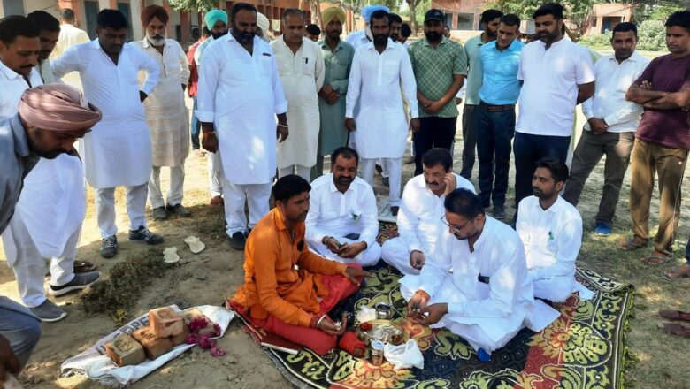 उपतहसील ढाबां में विधायक ने किया विकास कार्यो का शिलान्यास