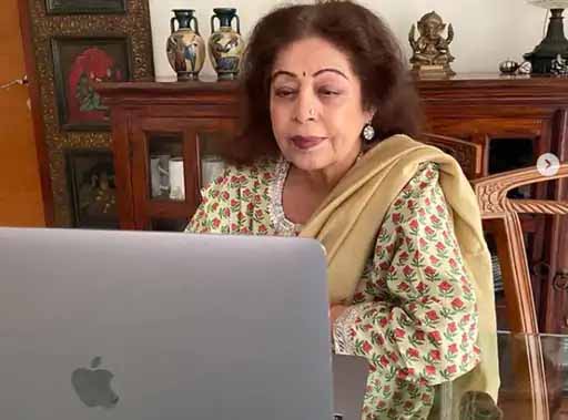 किरण खेर का जज्बा:ब्लड कैंसर से जूझ रहीं किरण खेर महीनों बाद काम पर लौटीं