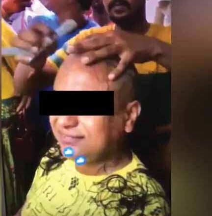 किन्नर से अश्लील हरकत, गंजा कर बाजार में घुमाया
