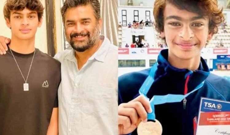 आर माधवन के बेटे ने स्विमिंग में जीते 7 नेशनल अवॉर्ड