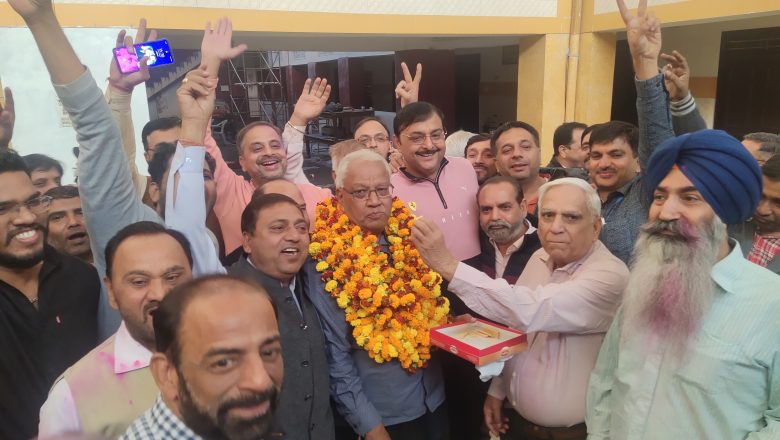तरसेम गुप्ता लगातार तीसरी बार संयुक्त व्यापार मंडल के अध्यक्ष निर्वाचित, नरेश सेतिया फिर महासचिव बने