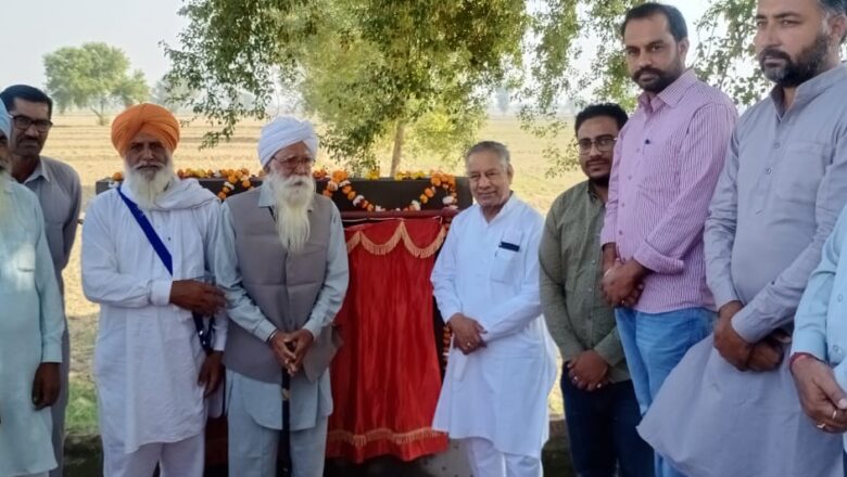 विधायक गौड़ ने किया सड़क का शिलान्यास