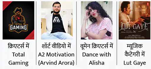 गेमिंग और एंटरटेनमेंट वाले चैनल टॉप पर