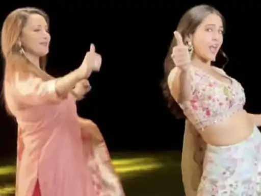 माधुरी दीक्षित ने सारा अली खान के साथ ‘अतरंगी रे’ के गाने ‘चका चक’ पर किया डांस