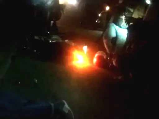 दो भाई और CRPF जवान की रोड एक्सीडेंट में मौत