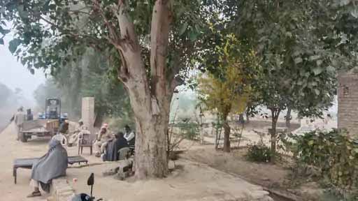 मंदिर की कुटिया में मिला खून से सना शव