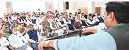 कांग्रेस रैली की बैठक में शामिल पूर्व मंत्री पॉजिटिव