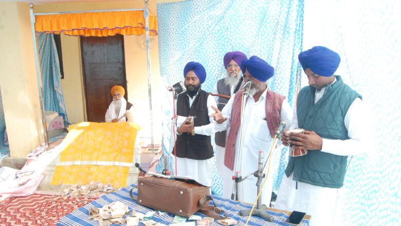 रोडवेज डिपो में श्री अखण्ड पाठ के भोग