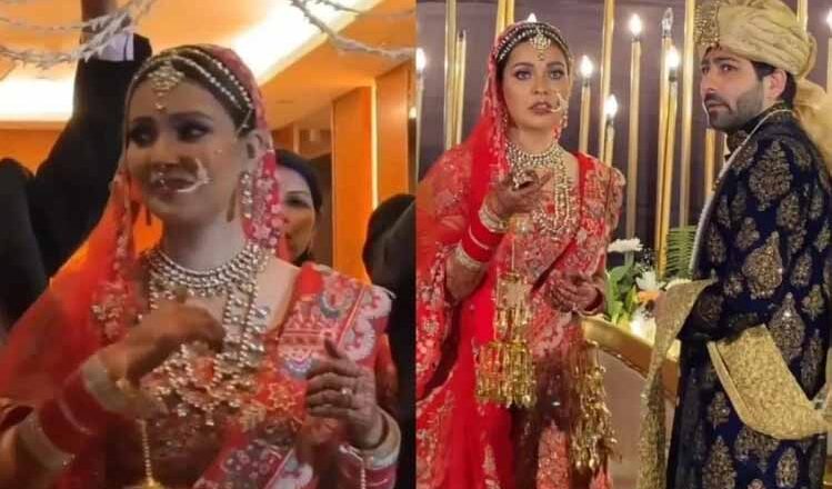 कुंडली भाग्य फेम मानसी श्रीवास्तव बनी दुल्हन, लाल जोड़े में बेहद खूबसूरत लगी अभिनेत्री