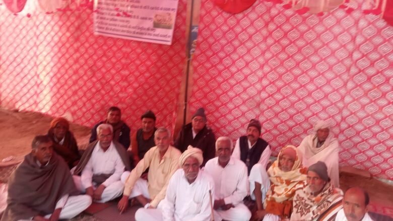 3 दिन लेट मिलेगा हरियाणा से नोहर फीडर को पानी, धरना जारी