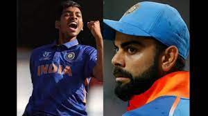 U19 वर्ल्ड कप 2022 सनसनी रवि कुमार से विराट कोहली ने पलटकर क्यों पूछा- अभी से आउट करने की ट्रनिंग लेनी है क्या?