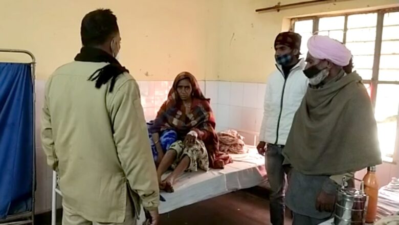 मारपीट का आरोप, पति-बेटा, पुत्रवधू व सास नामजद