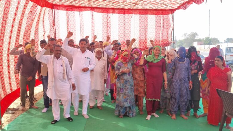 हड्डारोड़ी स्थानांतरण का विरोध, दूसरे दिन भी धरना जारी