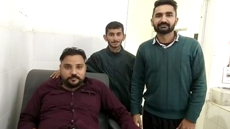 पुण्यतिथि पर किया रक्तदान
