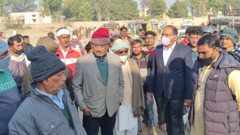 जंक्शन सब्जी मण्डी में सुबह 6 बजे बाद बड़े वाहनों का प्रवेश बंद