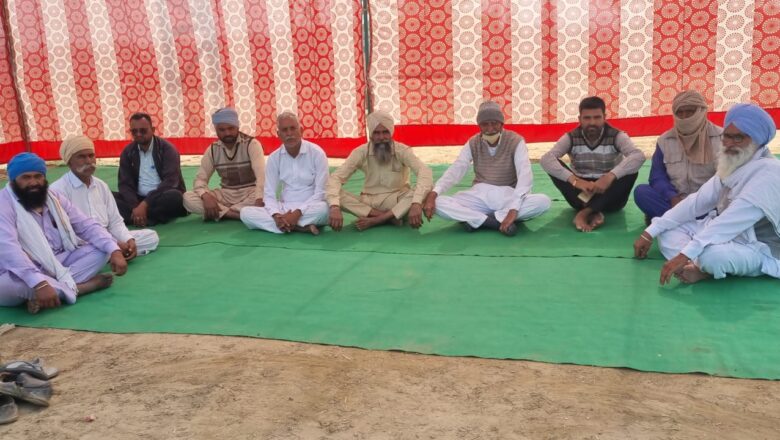 हड्डारोड़ी नवां बाइपास पर शिफ्ट करने का विरोध