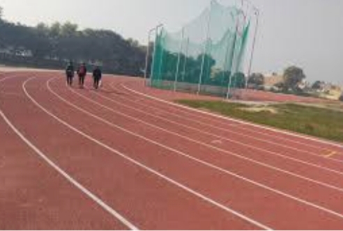स्टेट एथलेटिक्स आए में दो खिलाड़ियों ने तेजाब डालकर मैदान और ट्रैक को खराब किया